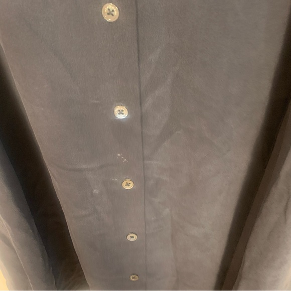 Equipment Femme 100% Button Front Sleeveless A Line Dress - Picture 7 of 9